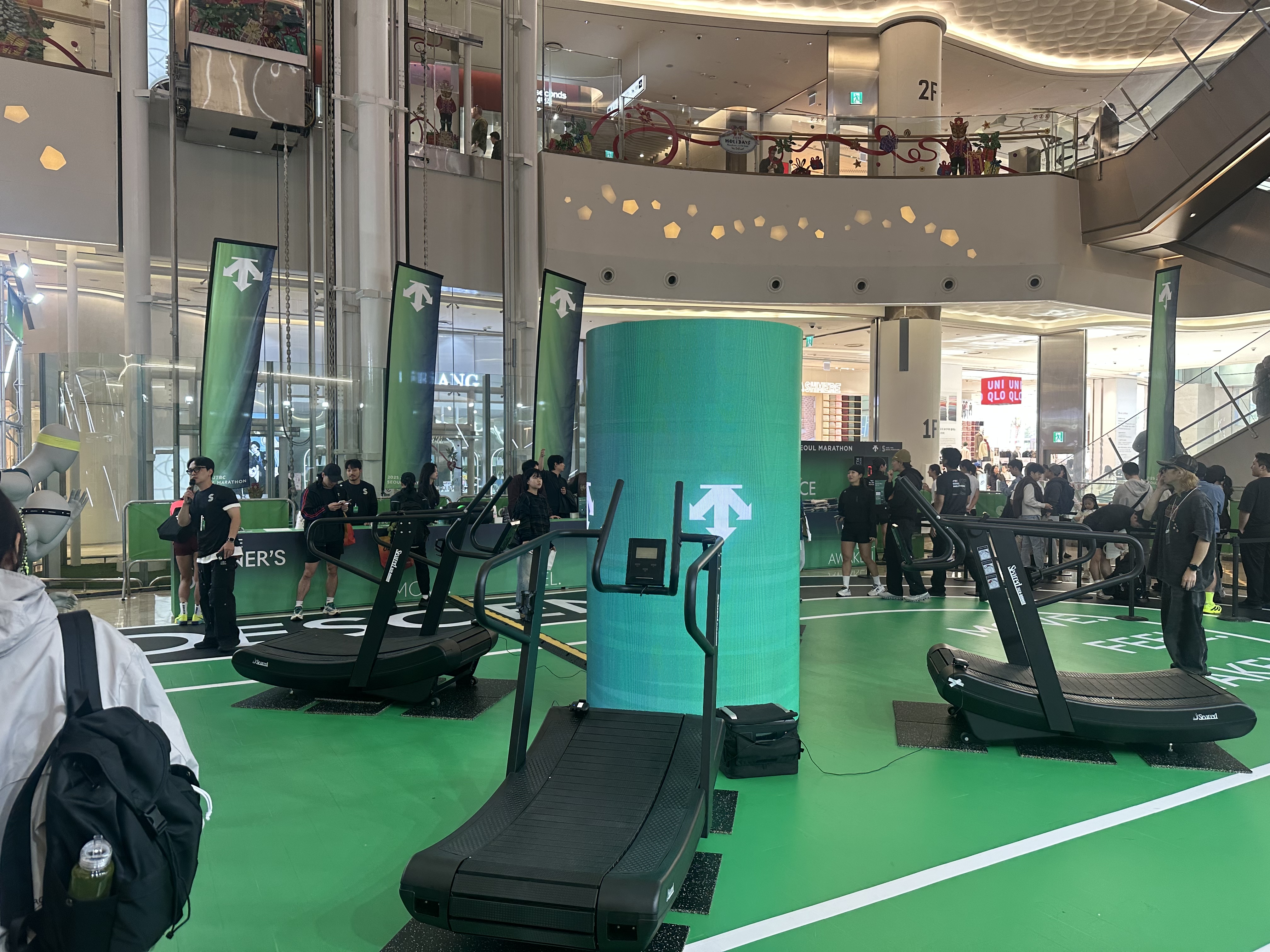 데상트 서울마라톤 팝업 행사